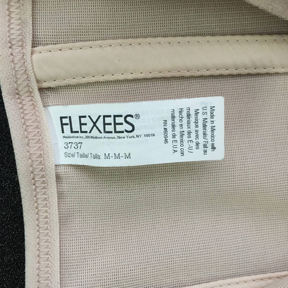 Flexees Women's Underwonder Tummy Control and Waistnipper Size Medium Beige 3737 - Picture 8 of 8